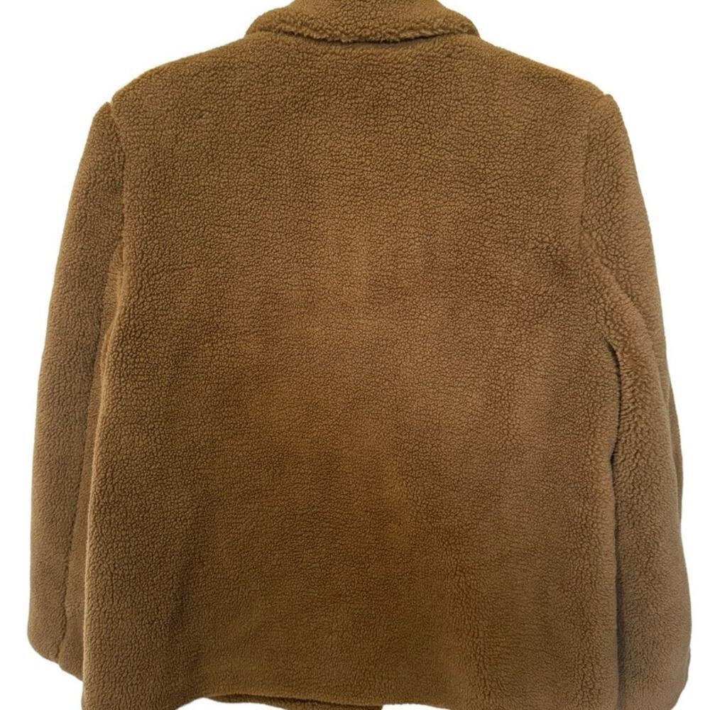 Rebecca Minkoff Harley Teddy Jacket Faux Shearling Brown Size Medium - Picture 5 of 9